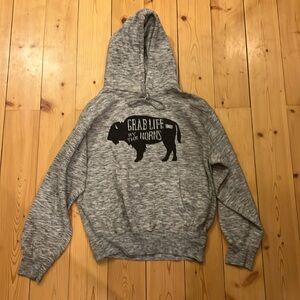 Grab life by the Horns Bison Sweatshirt Size S